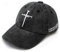 Christliche Hüte für Männer und Frauen, religiöses Kreuz, Baseballkappe, Jesus, verstellbare Mütze, Pastor, Geschenk für Männer, Grau, Einheitsgr��e