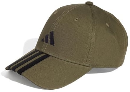 adidas Unisex Bball 3S Cap New Logo, Olive strata/Black, M
