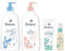 BIOLANE - Kit Bain & toillette - Bébé - Gel douche, Lait de toilette, Crème hydratante, Huile d'amande douce - Pour les peaux sensibles - Fabriqués en France