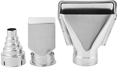 3-teiliges Heißluftpistolen-Düsen-Set, Reduzierspitze mit 15 Mm Durchmesser, 85 Mm Flache Heißluftdüse, 40 Mm Reflektordüse, Universelle Reparaturwerkzeuge für