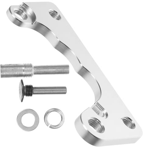 OSOLADY 1 Satz -bremshalterung Halterung Für Den Hinteren Bremssattel Bremssattelhalterung -bremsadapter Kleiner -bremsständer Adapter Für Eisen Silver