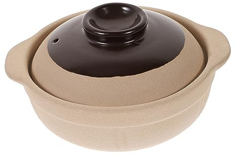 MAGICLULU Marmite En Argile Avec Couvercle Résistante À La Chaleur Et Antiadhésive Idéale Pour Les Fêtes De Jardin Et Les Réunions De Famille