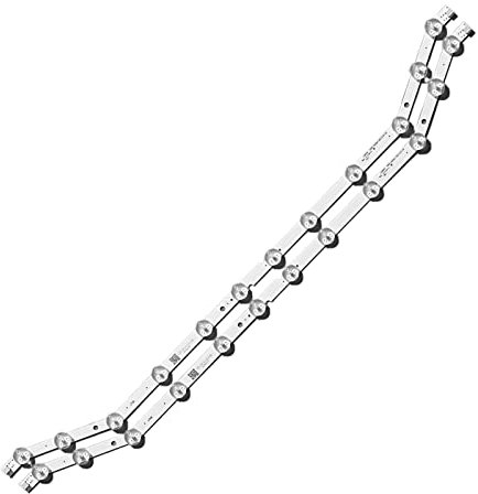 HCPGBGLBTF Convient for Samsung 32 pouces TV BN96-28763A bande de rétroéclairage 12 LED D3GE-320SM1-R2 LM41-00001S BN96-33972A UE32H5303 UE32H5303AK Barre lumineuse