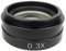 Lab Microscope Accessories 0.5X / 2.0X / 0.3X Barlow Auxiliary Lens For 10A 180X 300X C-MOUNT Lens Microscope Camera(0.3X)