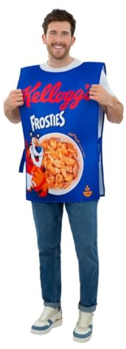 Smiffys Kelloggs Frosties Cereal Box Costume Blue