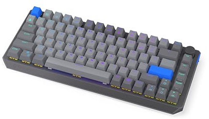 ENDORFY Thock V2 75% Wireless, BT, 2.4 GHz, Yellow switches by Gateron, hot-swap, volume control, MUTE function, software, aluminum top, programmable macros