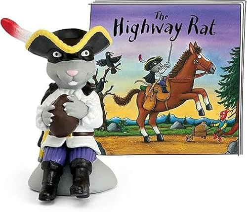 tonies Audio Character for Toniebox, The Highway Rat by Julia Donaldson, Audio Book Story and Song for Children for Use with Toniebox Music Player (Sold Separately)