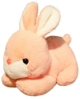 Xiyocadt Kuscheltier hase,Kaninchen Kuscheltier, entzückendes Stofftier, weiches Kreativspielzeug, süßes Plüschtier, Geburtstagsgeschenk oder Sofadekoration, Ostergeschenk (25 cm) (Rosa)