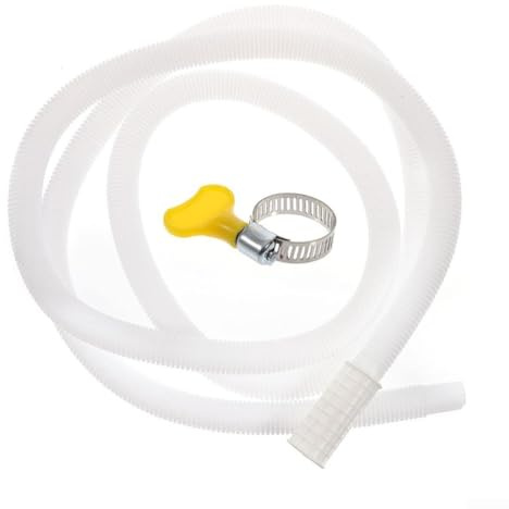 Manguera de drenaje de aire acondicionado de 2/5 m, extensión de entrada de agua para lavadora, manguera portátil corrugada (2 m)