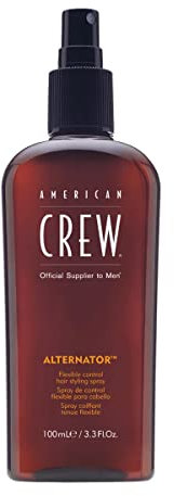 AMERICAN CREW – Classic Alternator Finishing Spray, 100 ml, Stylingspray für Männer, Haarprodukt mit mittlerem Halt, Stylingprodukt für natürlichen Glanz im Haar