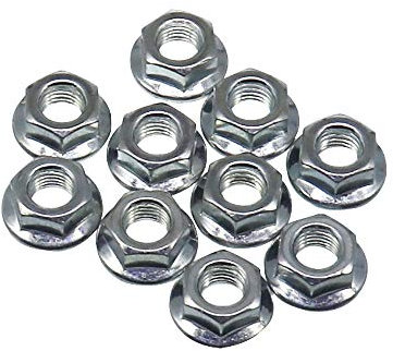 QHALEN 10Pcs Side Cover Bar Nuts for Husqvarna Chainsaw