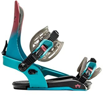 Rome Snowboards Damen Flare Snowboard-Bindung, Mint, Small/Medium