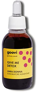 Goovi, Give Me Detox, Integratore Alimentare a Base di Linfa di Betulla, Favorisce il Drenaggio dei Liquidi, Funzione Depurativa e Drenante, 50 ml