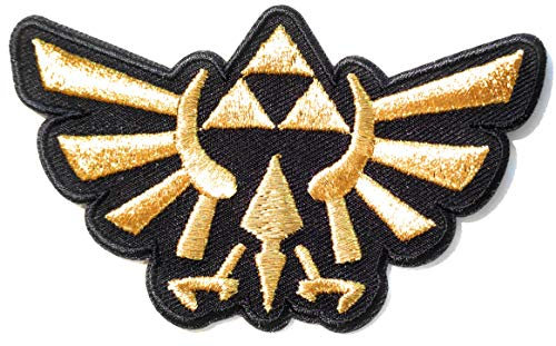 Titan One Europe - Legend Wings Hylia Royal Crest Gold Metallisches Gewinde Aufnäher Aufbügler Patch