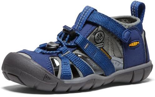 KEEN Mixte enfant Seacamp 2 Cnx Sandale, Blue Depths Gargoyle, 23 EU