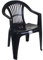marko Outdoor Garden Plastic Chair Stacking Chair Patio Outdoor Armchair Low Back Heavy Duty