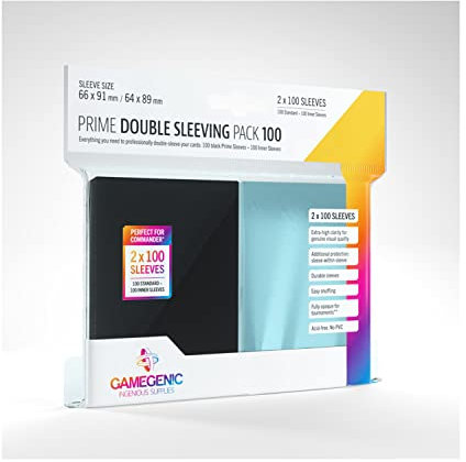 Gamegenic, Prime Double Sleeving Pack 100