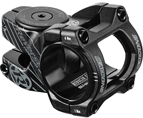 Reverse Black-One D-2 MTB Fahrrad Vorbau 31.8mm / 35mm inkl. Top Cap, Schraube, Kralle schwarz/grau