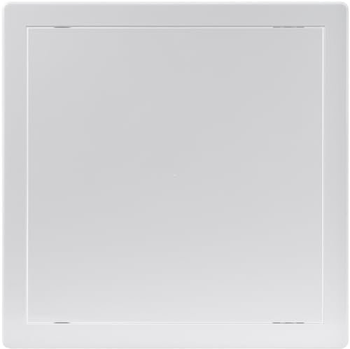 Vent Systems Panel de acceso de 300mm x 300mm - Puertas de fácil acceso - Plástico ABS - Panel de acceso para paneles de yeso, pared y techo, cubierta de puerta de servicio eléctrico y fontanería