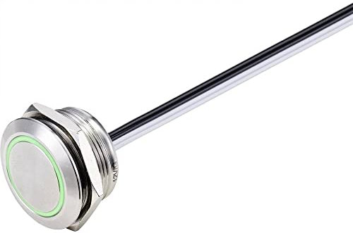 TRU COMPONENTS TC-9219112 Drucktaster 24V/DC 50mA 1x Ein/Aus IP40 Taster 1 Stück