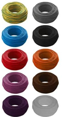 CAVO UNIPOLARE FS17 FLESSIBILE 1X1.5-2.5-4-6 mm² IN MATASSA LUNGHEZZA 20 MT (4, NERO)