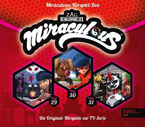 Miraculous - Geschichten von Ladybug & Cat Noir - Die Hörspiel-Box mit den Folgen 29 - 31 - Die Original-Hörspiele zur TV-Serie