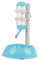 Dog Water Bottle Stand, Pet Standing Water Dispenser Automatic Water Drinking Fountain Bottle Bowl Dispenser Dish Stand for Dogs Automatic Dog Feeder and Water(Blue)
