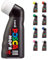 POSCA 183201 - POSCA Marker MOP´R PCM-22, runde Stempelspitze 3 - 19 mm, weiß, 1 Stück, ergonomische Form