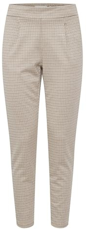 ICHI IHKATE Cameleon PA Damen Hose Stoffhose mit Stretch Enger Schnitt Elastikbund