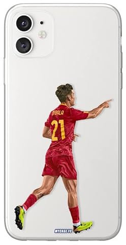MYCASEFC Cover Calcio Paulo Dybala Huawei Honor 8X in Silicone. Custodia da calcio per smartphone stampata in Francia in TPU