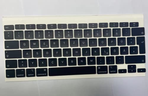ICTION Neue Ersatz Tastenkappen für MacBook Air 13 Zoll A2179 2019/2020 Jahr aus Kunststoff für Laptop