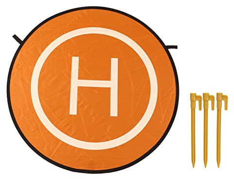 Drohnen-Landeplatz, 75 Cm Durchmesser, Rund, Wasserdicht, Faltbar, Doppelseitig, Drohnen-Parkschürze, Tragbare Landematte