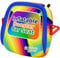 Bubblebum Inflatable Booster Car Seat - Travel Booster Seat - Portable Car Booster Seat - Booster Seat for Car - Slim Foldable Narrow Design Car Seat - Perfect for Kids 4-11yrs Old - Rainbow