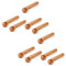 ailill 10 Pcs Wooden Coffee Scoop and Bag Clip Measure Spoon 2-In-1 Bags Sealer Measuring Spoon for Beans,Espresso Coffee,Tea