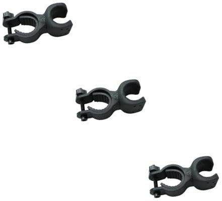 Kisangel 3 Stücke 360 ​​robuste Fahrrad Taschenlampe Halterung Universal Lenker Licht Halterung Gummi Clamp Fahrrad Licht Montage 360 ​​° Rotation Montage