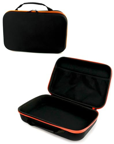 QWORK Hartschalen-Werkzeugkoffer, 2 Stück, für elektrische Bohrmaschinen und Werkzeugschärfer, 33 x 22,5 x 9 cm, nur Koffer