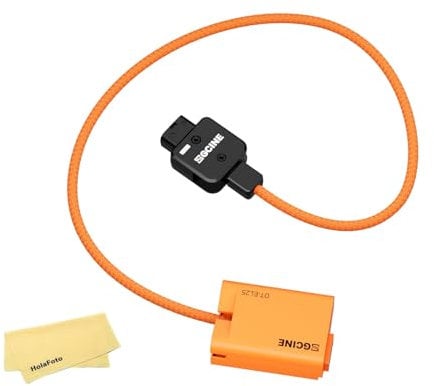 ZGCINE DT-EL25 D-Tap auf EN-EL25 Dummy Batteriekabel für Nikon Z50 Z30 Z fc -60cm Länge