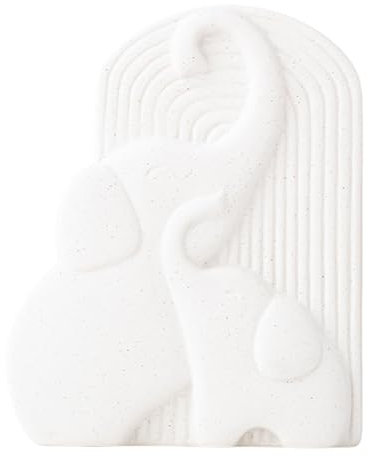 Elephant Ceramic Vase, Cute Animal Flower Vase, Unique Home Decoration, Stylish Ceramic Art Piece, Modern Cartoon Design for Wedding Centerpieces, Table Decor