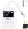 1Mii SafeFly Min+ Bluetooth 5.3 Adapter for Airplane/TV to 2 Wireless Headphones, Bluetooth Audio Transmitter Receiver with aptX Adaptive/Low Latency/HD, Works with 3.5mm Jack Home Stereo, Planes, TV
