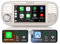 Autoradio wireless carplay per Fiat 500 2007-2015,Schermo IPS da 7,Stereo Fiat 500 supporta Android auto e Mirrorlink,SWC originale,Bluetooth,Microfono,AM FM RDS,USB,DSP/Subwoofer,navigatore (Beige)