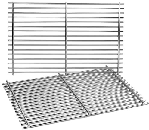 7639 Grillrost für Weber Spirit 300 Grill,7638 44,5 x 30CM Gussrost für Weber Spirit E310 E320 E330 SP310,Edelstahl Grillroste Zubehör für Weber Spirit 700 900, Rost Ersatzteile für Weber 7639 7638