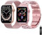 baklon 2 Pezzi Compatibile con Cinturino Apple Watch, Acciaio Inossidabile, 38mm 40mm 41mm 42mm(Series 10), Series Ultra2/Ultra/SE2/SE/10 9 8 7 6 5 4 3 2 1, Colore Rosa