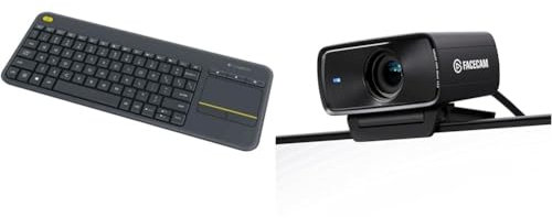Logitech K400 Plus Teclado & Elgato Facecam MK.2 – Webcam prémium