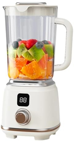 Ancsttu Exprimidores - Exprimidor De Limones Recargable Con Pantalla LED,Exprimidor Profesional, Licuadora Inalámbrica para Hogar de Verduras Limón Naranja Piña,Extractor de Jugos para Frutas para Uso