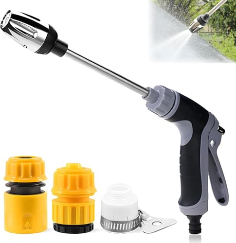 Power Jet Hochdruckpistole,2026 Neu Aquoxis Hochdruckreiniger,Ultrawasher Turbo Hochdruckreiniger Einstellbarer Wasserdurchfluss,Power High-Pressure Cleaner for Every Garden Hose