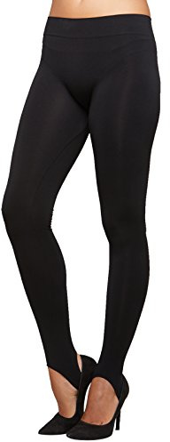 SENSI' Leggings Damen mit Steg Nahtlos Seamless Mikrofaser Made in Italy