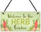 RED OCEAN Cartello da giardino con scritta HERB GARDEN, per orto, casa, vasi vegetali, da appendere, regalo per amanti del giardino
