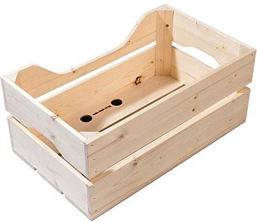 Racktime. Holzbox Woodpacker Natur 49x24,1x29,5cm 25ltr Fahrrad
