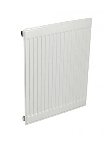 Universal-Flachheizkörper mit Aufhängelaschen 10/900/500-6 Anschlüsse: 2x recht ½“IG, 2x links ½“IG, 1x Doppelanschluss (2x ½“IG) Unterseite ein - Verkehrsweiß (RAL 9016) - qpool24