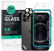 Ibywind Screen Protector (2 Pack) For iPhone 12 Pro,9H Hardness Tempered Glass,With 1Pc Metal Camera Lens Protector,1Pc Back Protector,Easy to Install